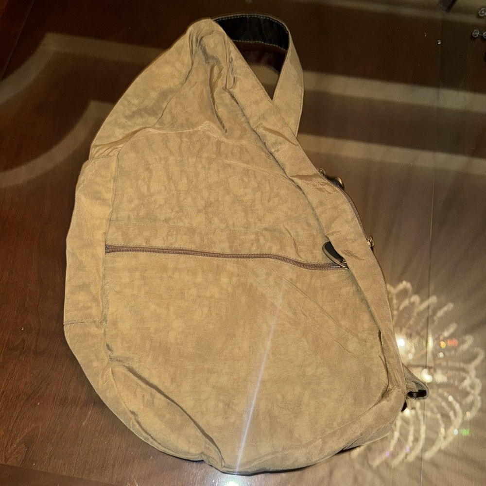 AmeriBag tan side sling bag NWT